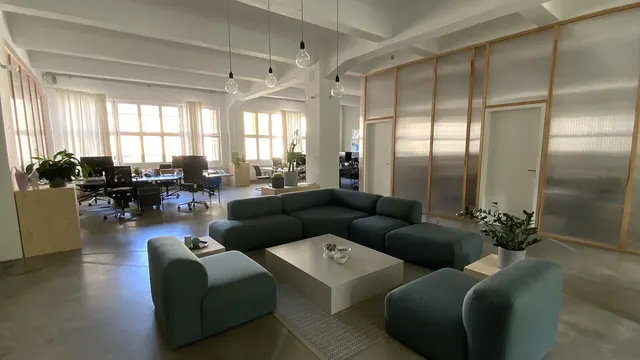 open plan office